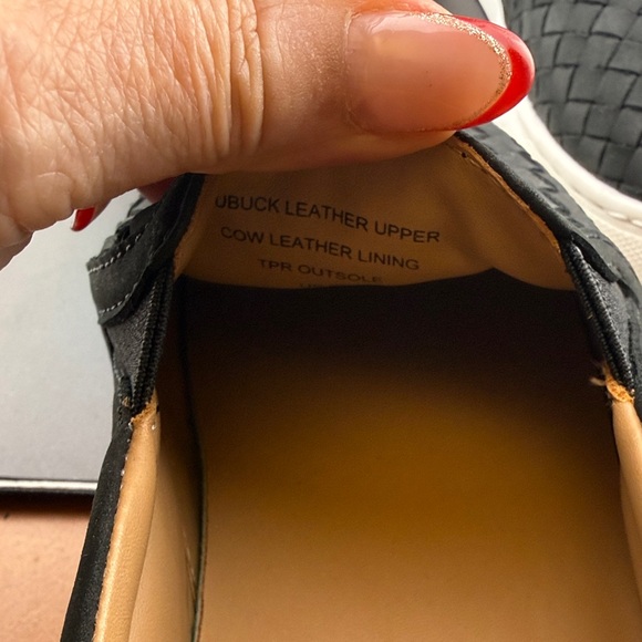 Quince Black Woven Slip-On Sneakers - Picture 4 of 8